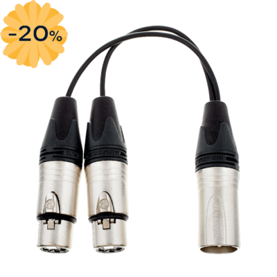 CONNECTEUR XLR DOUBLE ENTRÉE