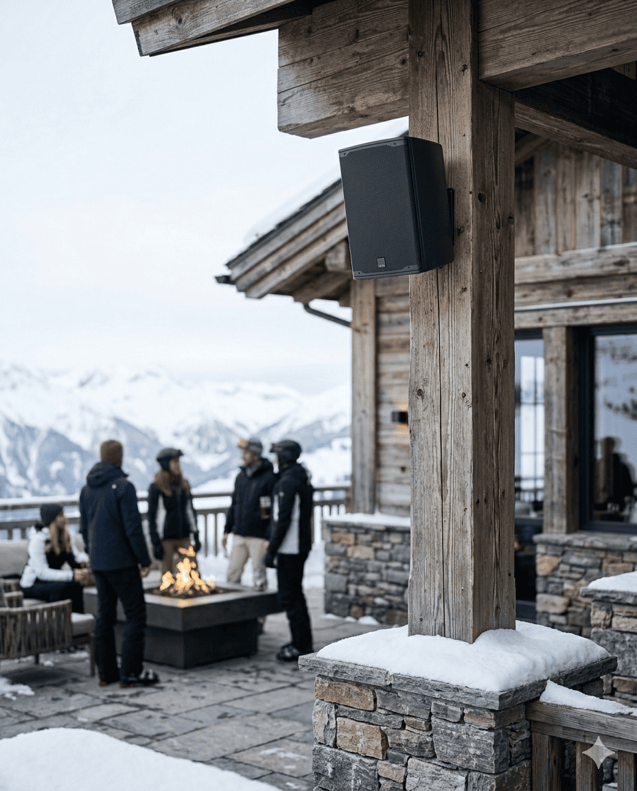 sonorisation terrasse exterrieur