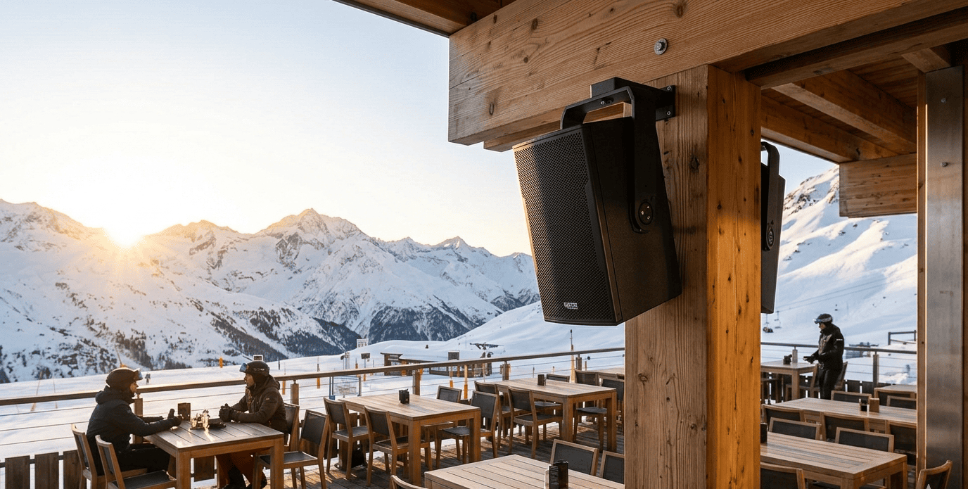 installation audio professionnelle en environnement neige et froid installation audio professionnelle en environnement neige et froid