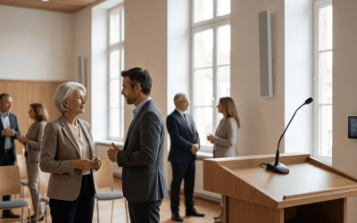 Sonorisation collectivité : installation audio pour mairies, écoles et ERP